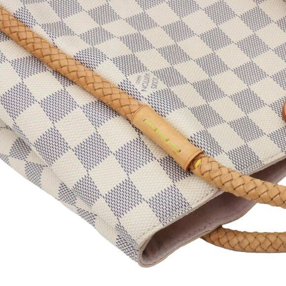 Louis Vuitton Propriano Damier Azur Tote Bag Rose Ballerine - Picture 6 of 12